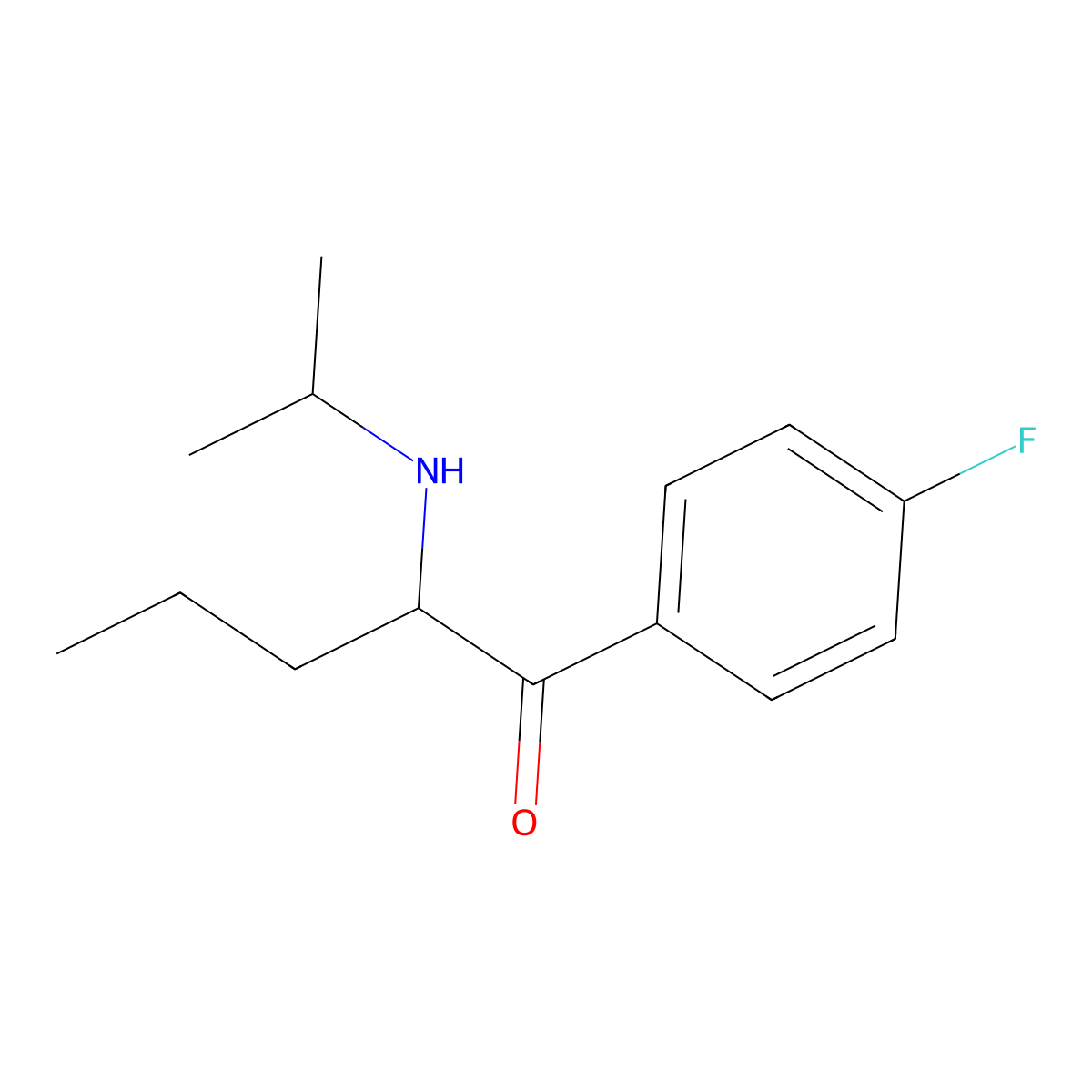 4-Fluoro-N-isopropylpentedrone molecular structure, CAS 2131208-86-9