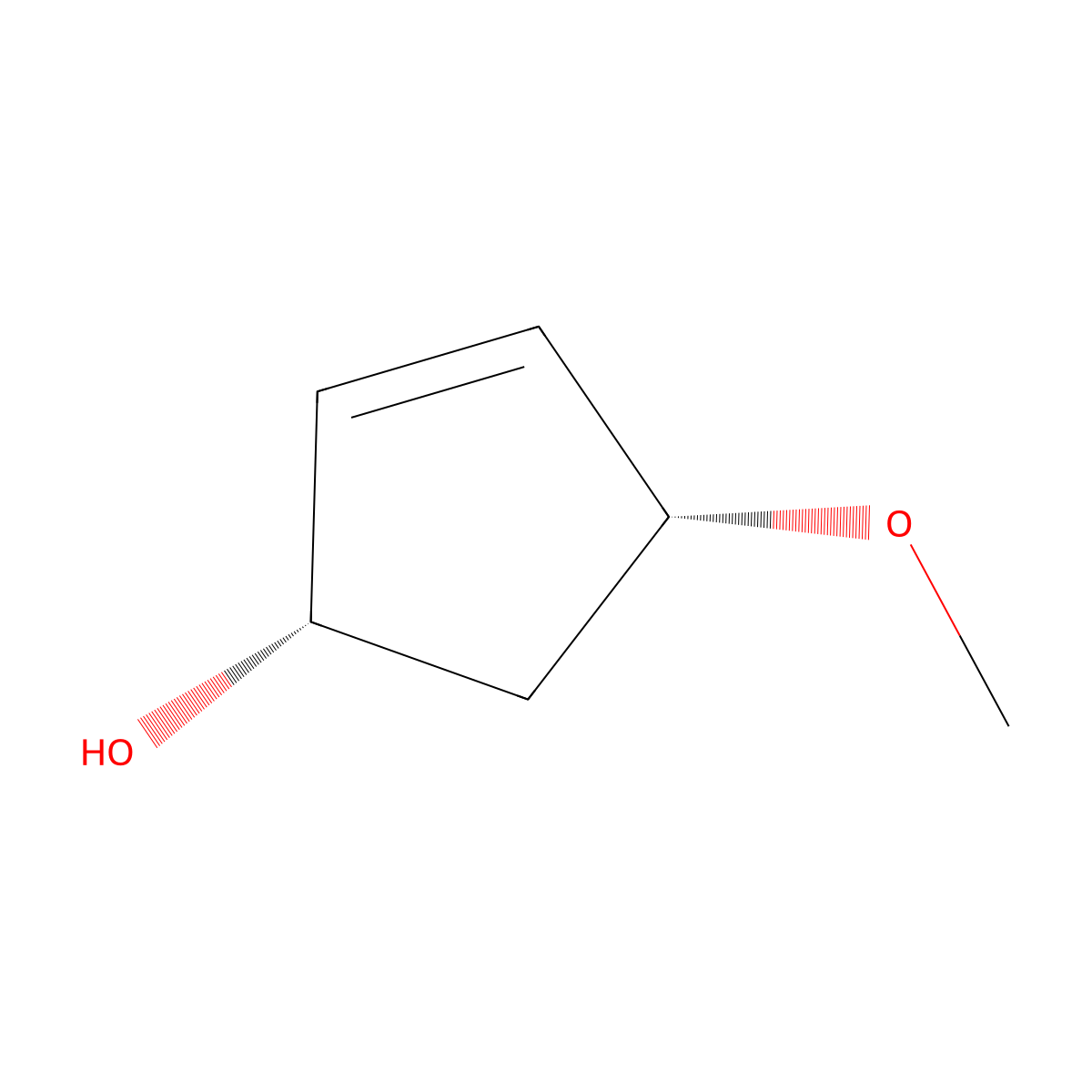 (1S,4R)-4-Methoxycyclopent-2-en-1-ol molecular structure, CAS 213121-15-4