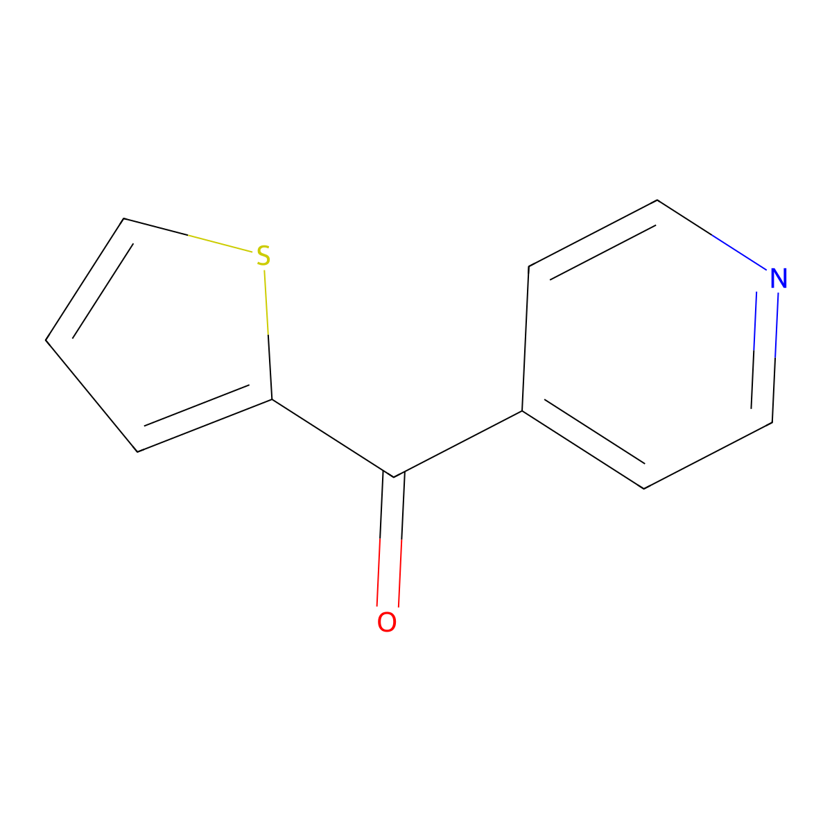 4-(2-Thenoyl)pyridine molecular structure, CAS 21314-80-7