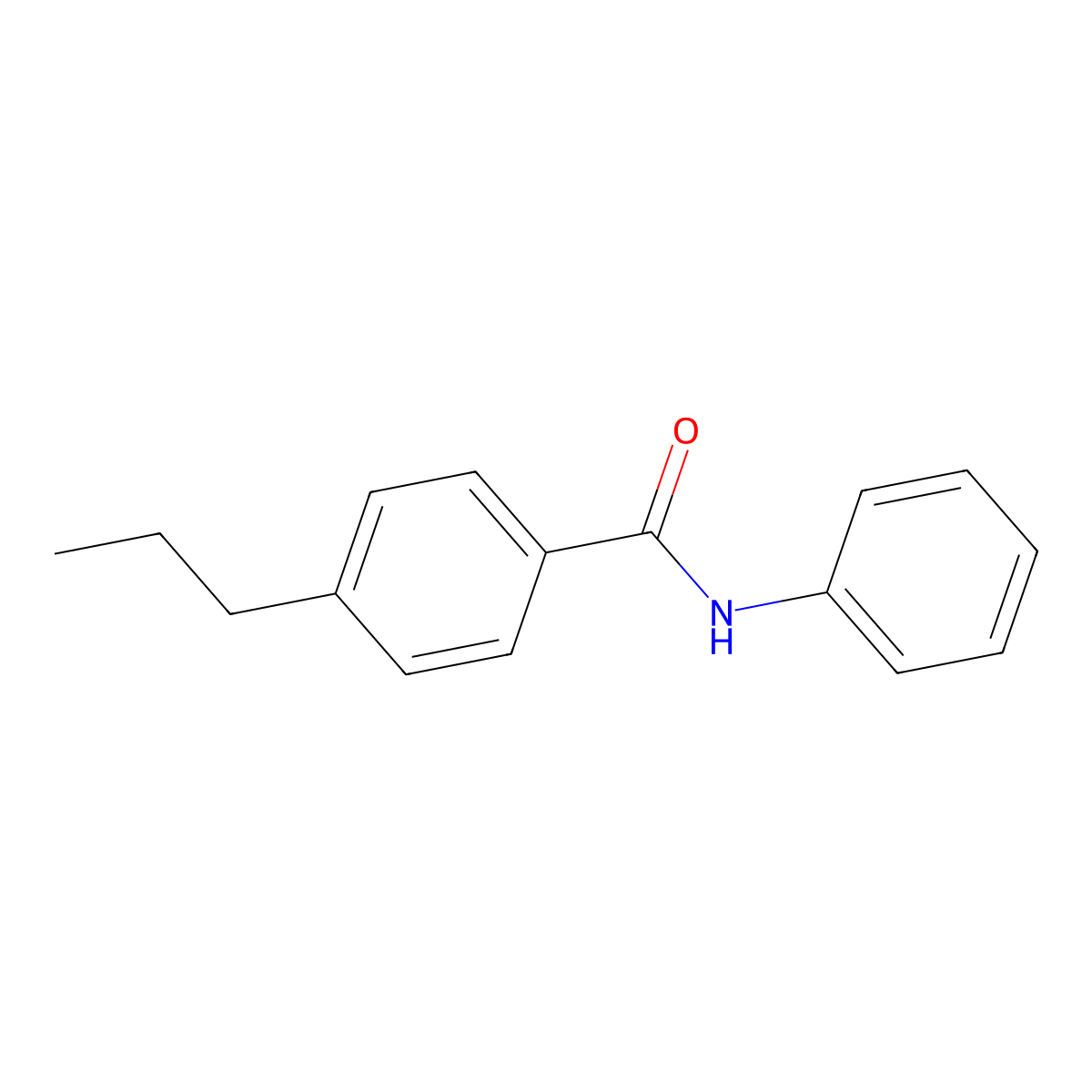 N-phenyl-4-propylbenzamide molecular structure, CAS 213204-74-1