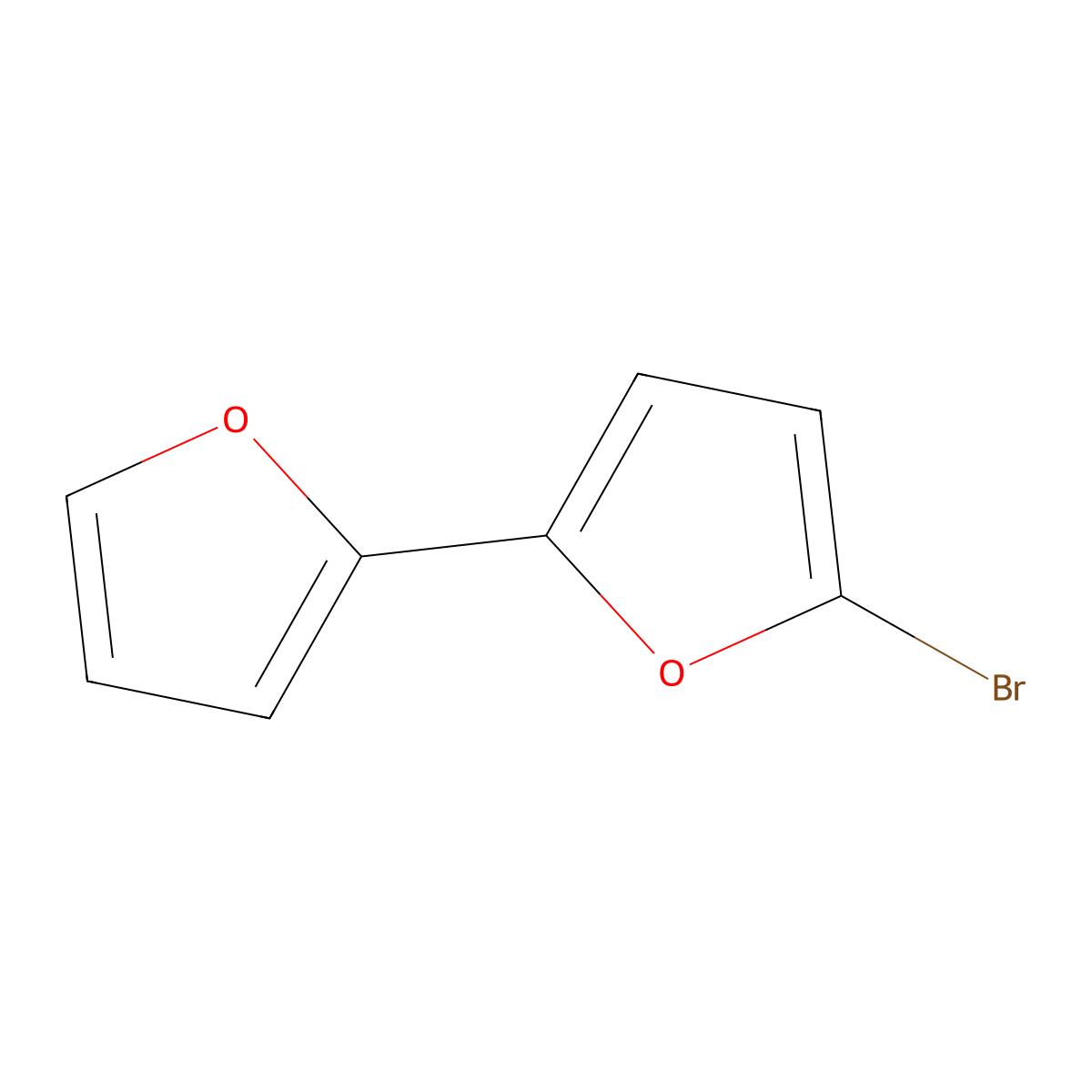 2-Bromo-5-(2-furyl)furan molecular structure, CAS 213261-64-4