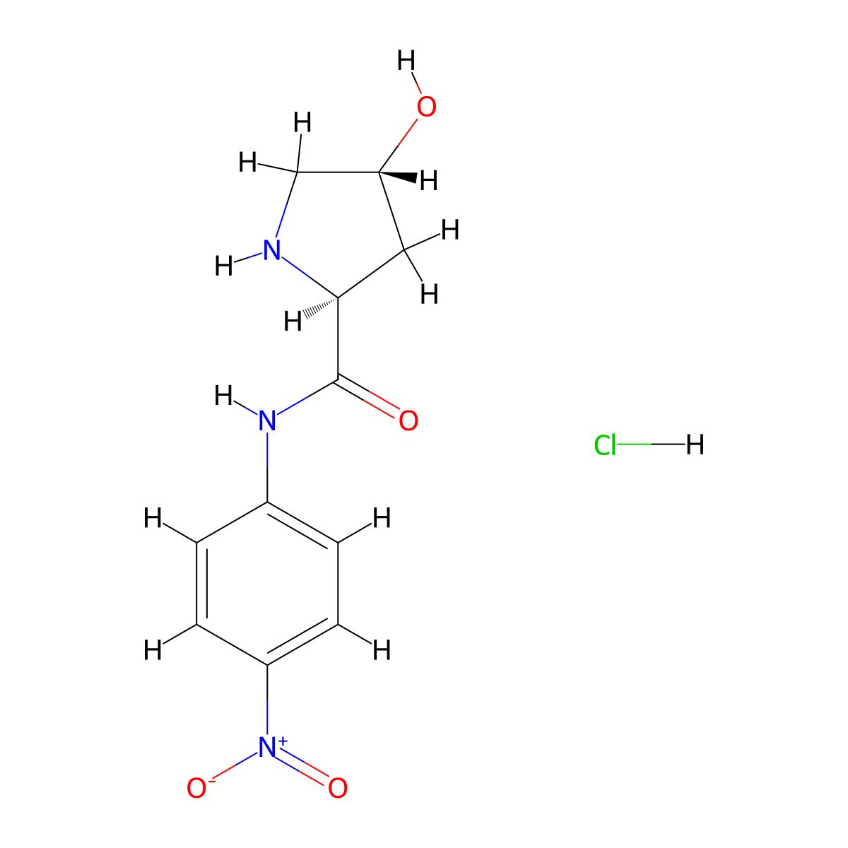 H-L-Hyp-pna hcl molecular structure, CAS 213271-05-7