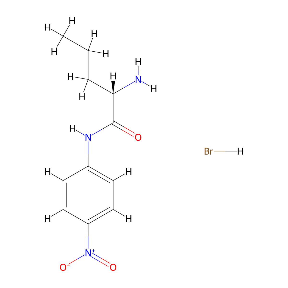 H-Nva-pna hbr molecular structure, CAS 213271-08-0