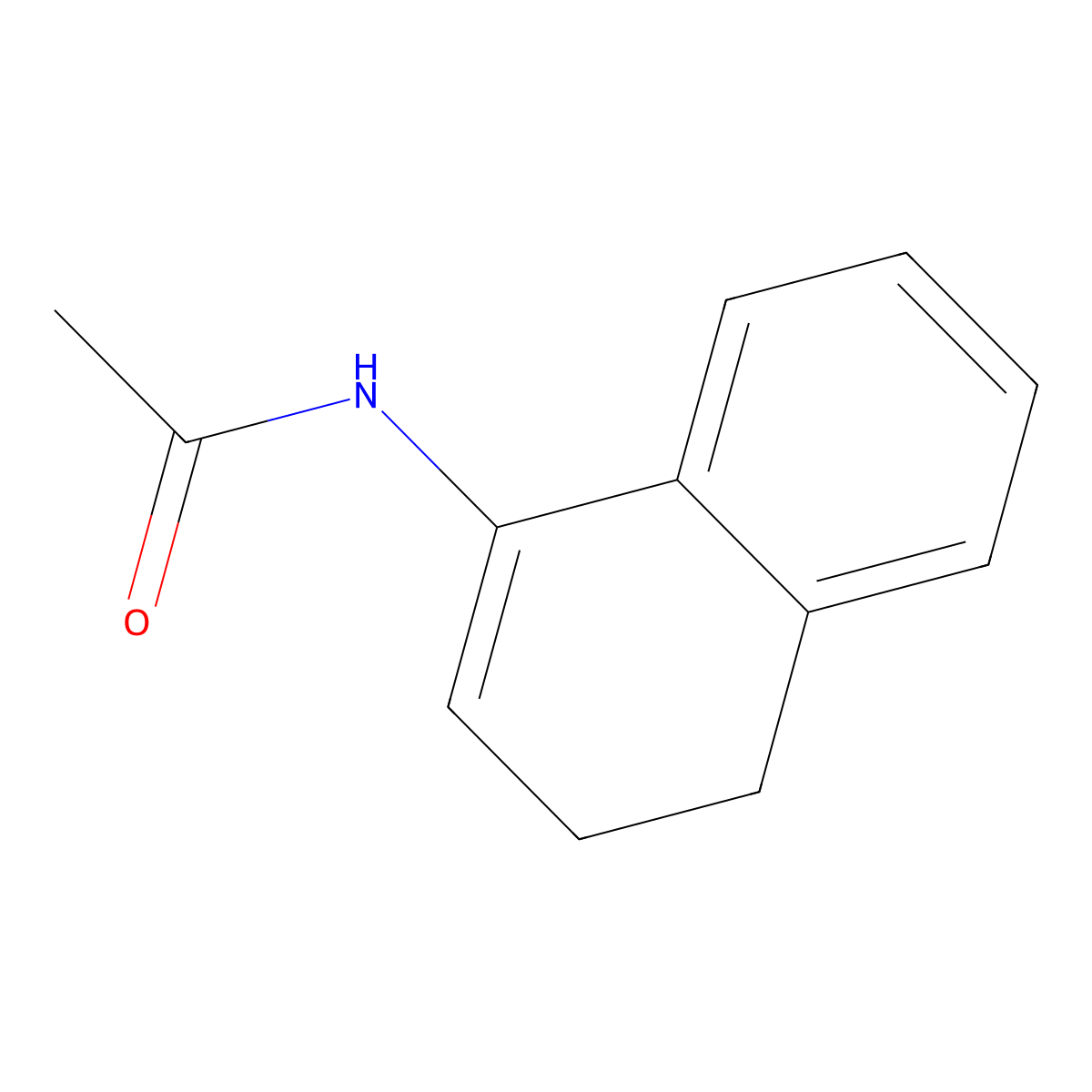 N-(3,4-dihydronaphthalen-1-yl)acetamide molecular structure, CAS 213272-97-0