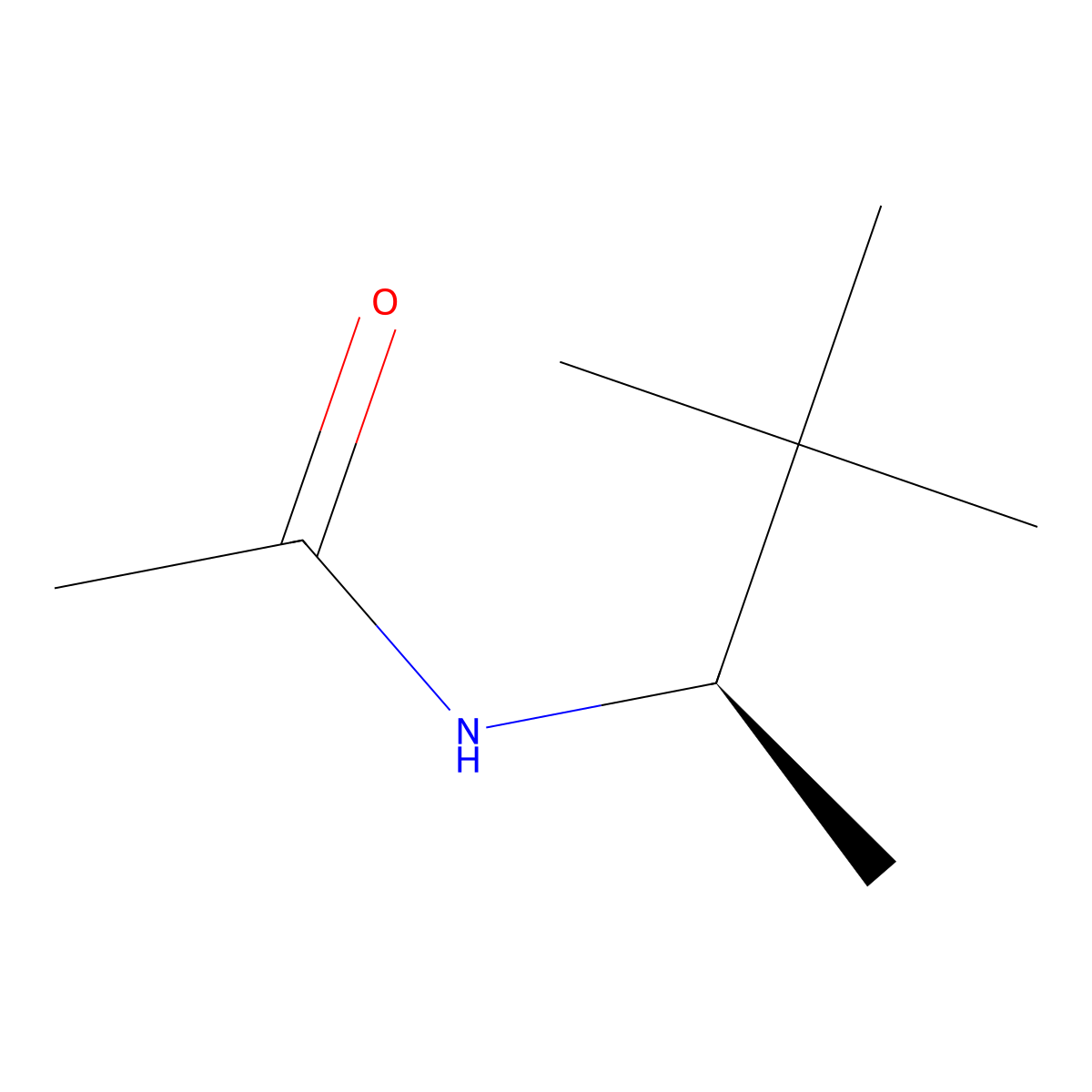 Acetamide, N-[(1R)-1,2,2-trimethylpropyl]- molecular structure, CAS 213272-98-1
