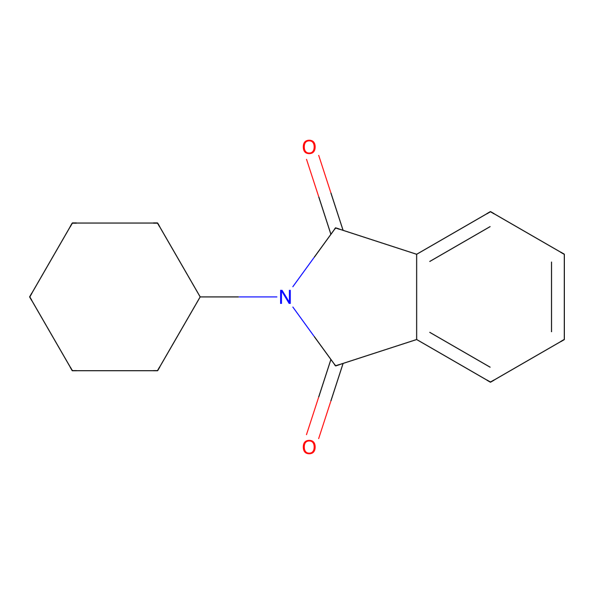 N-Cyclohexylphthalimide molecular structure, CAS 2133-65-5