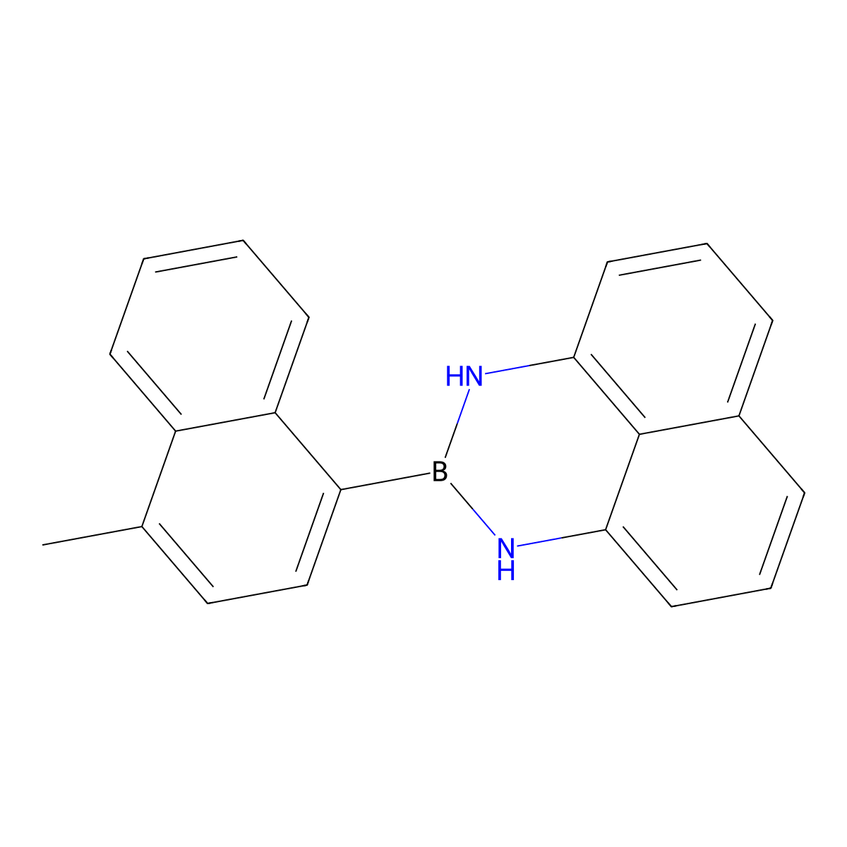 2-(4-Methylnaphthalen-1-YL)-2,3-dihydro-1H-naphtho[1,8-DE][1,3,2]diazaborinine molecular structure, CAS 2133377-51-0