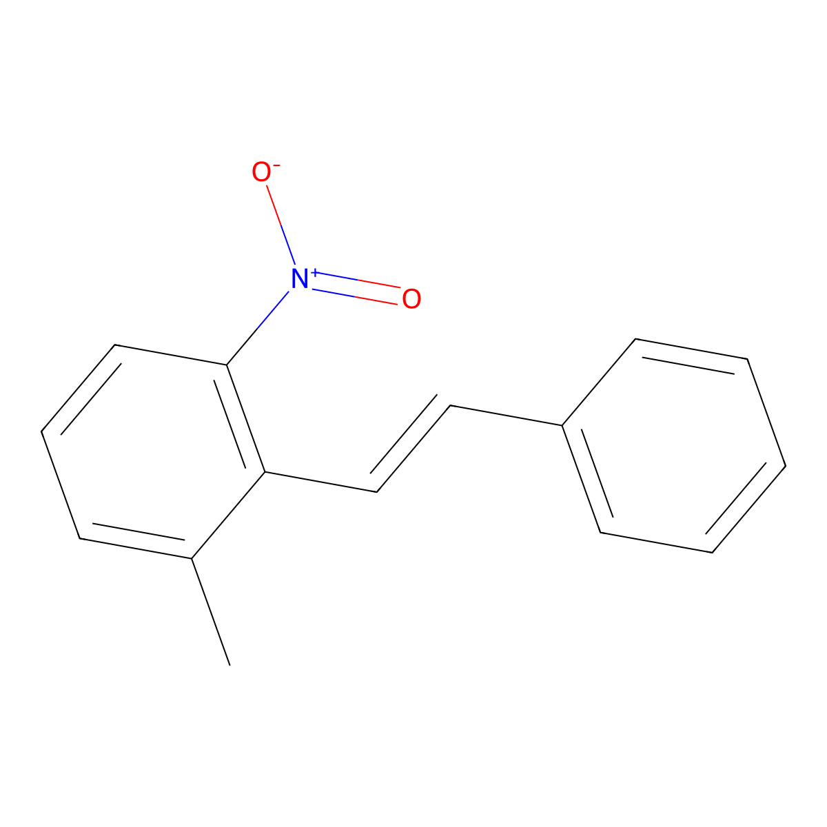 (E)-1-Methyl-3-nitro-2-styrylbenzene molecular structure, CAS 2133415-27-5