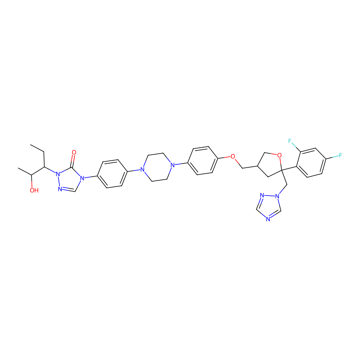 Posaconazole DiastereoisoMer 2 molecular structure, CAS 213381-05-6
