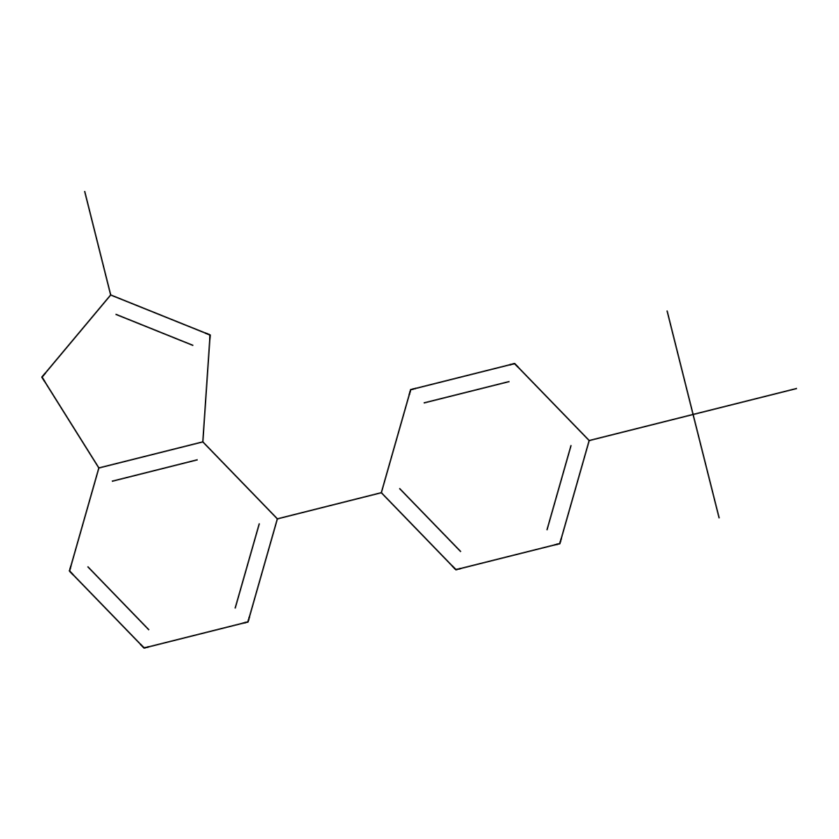 4-(4-(tert-Butyl)phenyl)-2-methyl-1H-indene molecular structure, CAS 213381-88-5