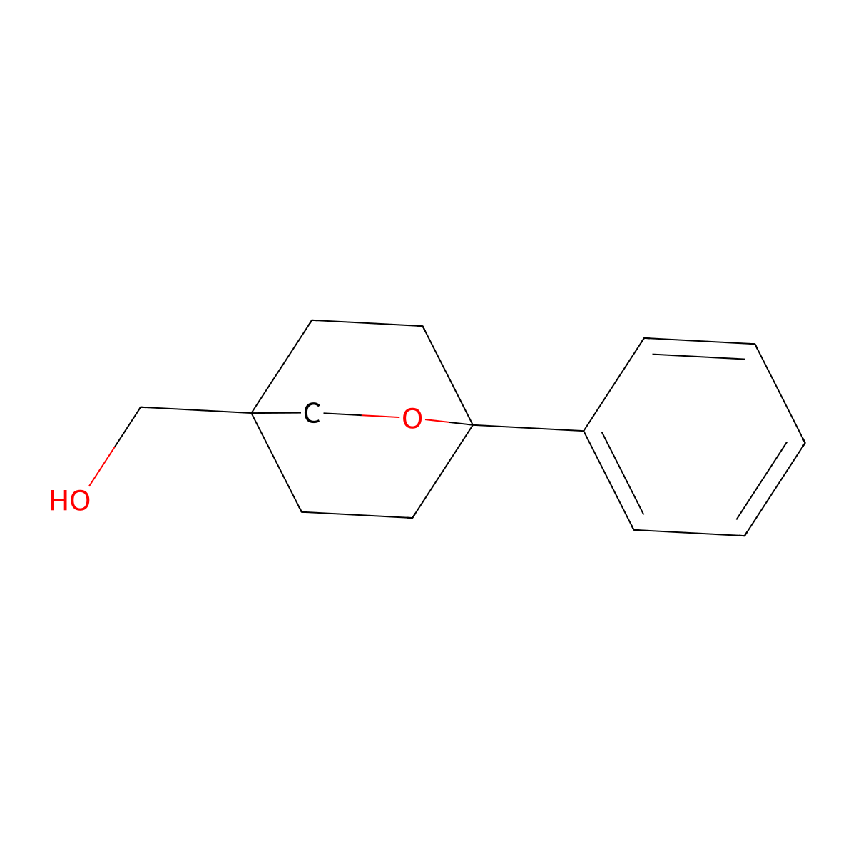 (1-Phenyl-2-oxabicyclo[2.2.2]octan-4-YL)methanol molecular structure, CAS 2133846-80-5