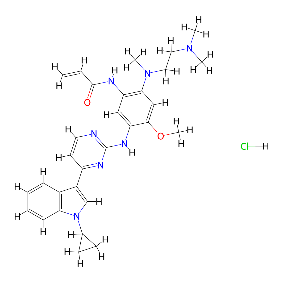 HS-10296 hydrochloride molecular structure, CAS 2134096-03-8