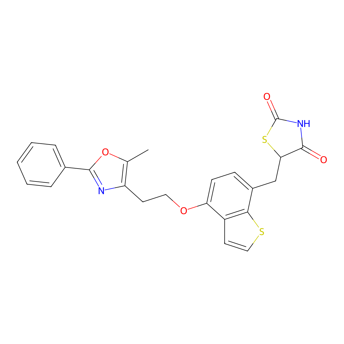 Edaglitazone molecular structure, CAS 213411-83-7