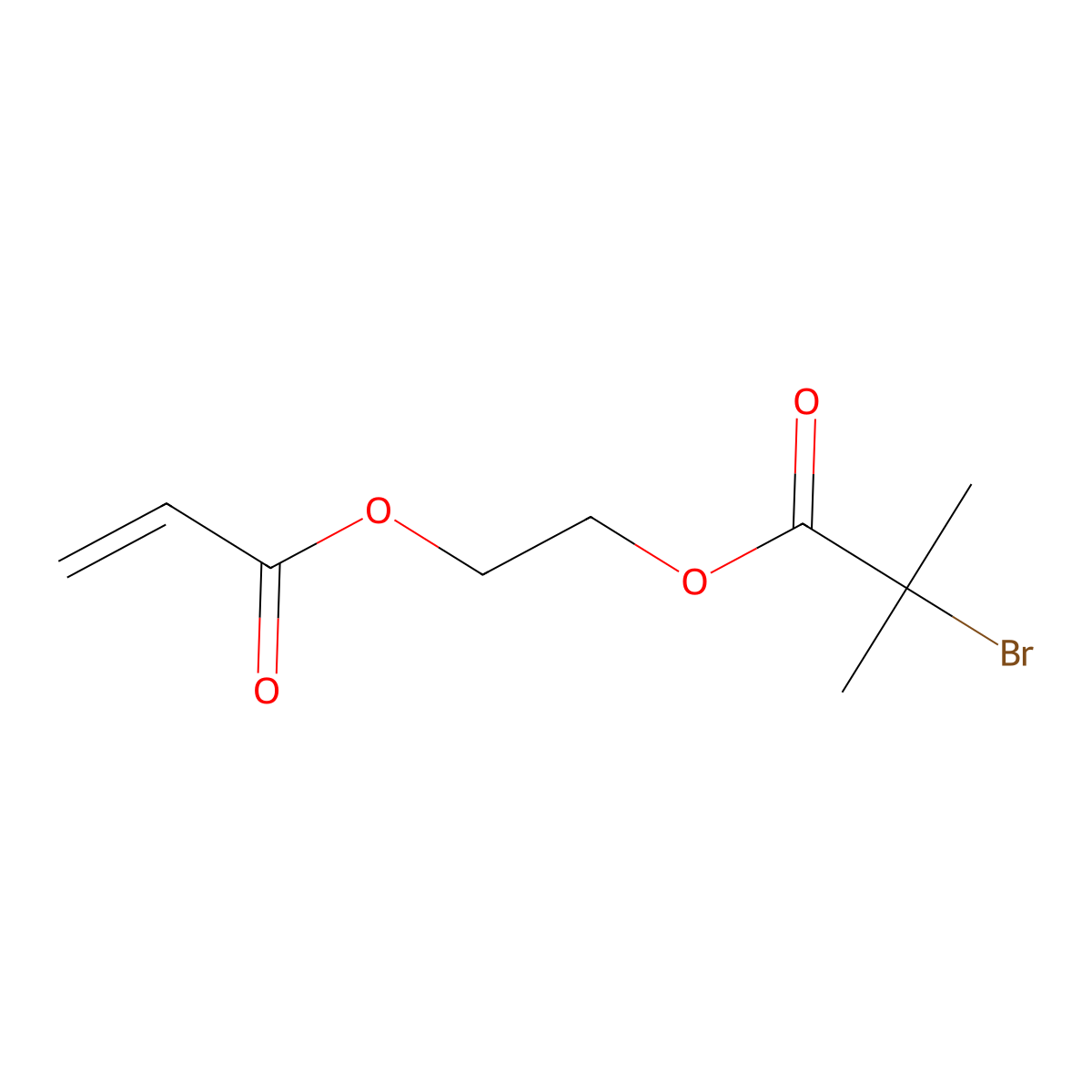 2-((2-Bromo-2-methylpropanoyl)oxy)ethyl Acrylate molecular structure, CAS 213453-02-2