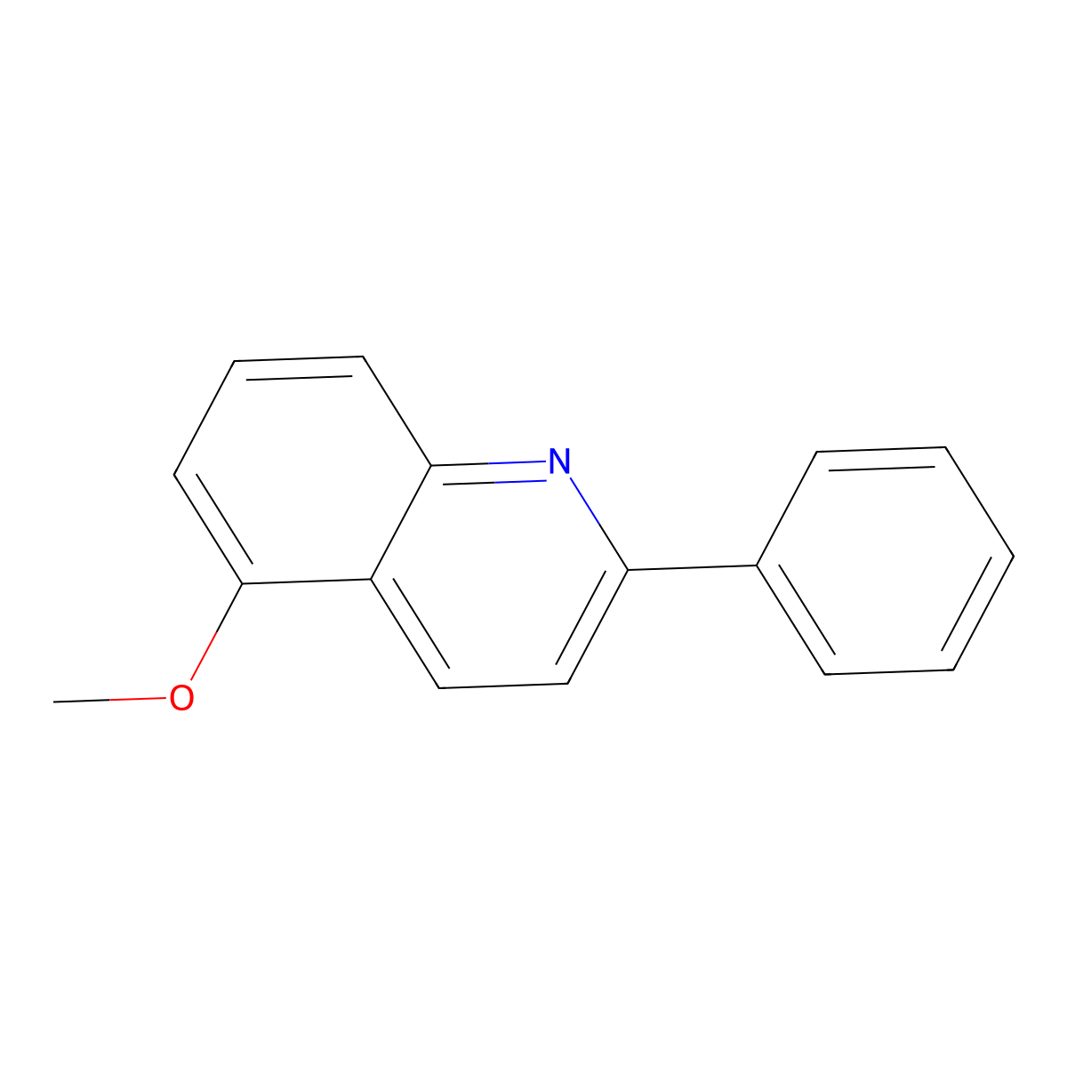 5-Methoxy-2-phenylquinoline molecular structure, CAS 213470-31-6