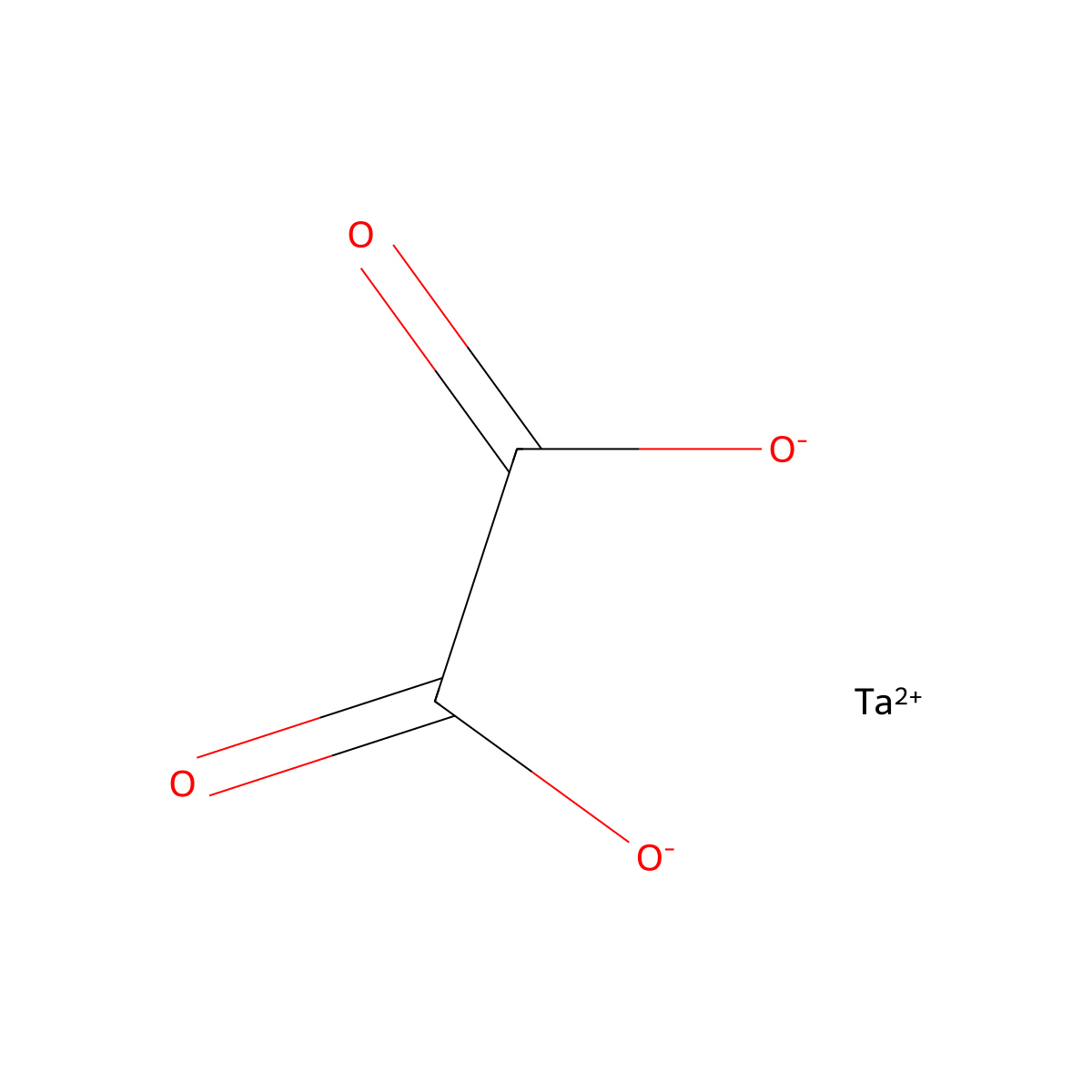 Ethanedioic acid, tantalum salt (1:?) molecular structure, CAS 21348-60-7
