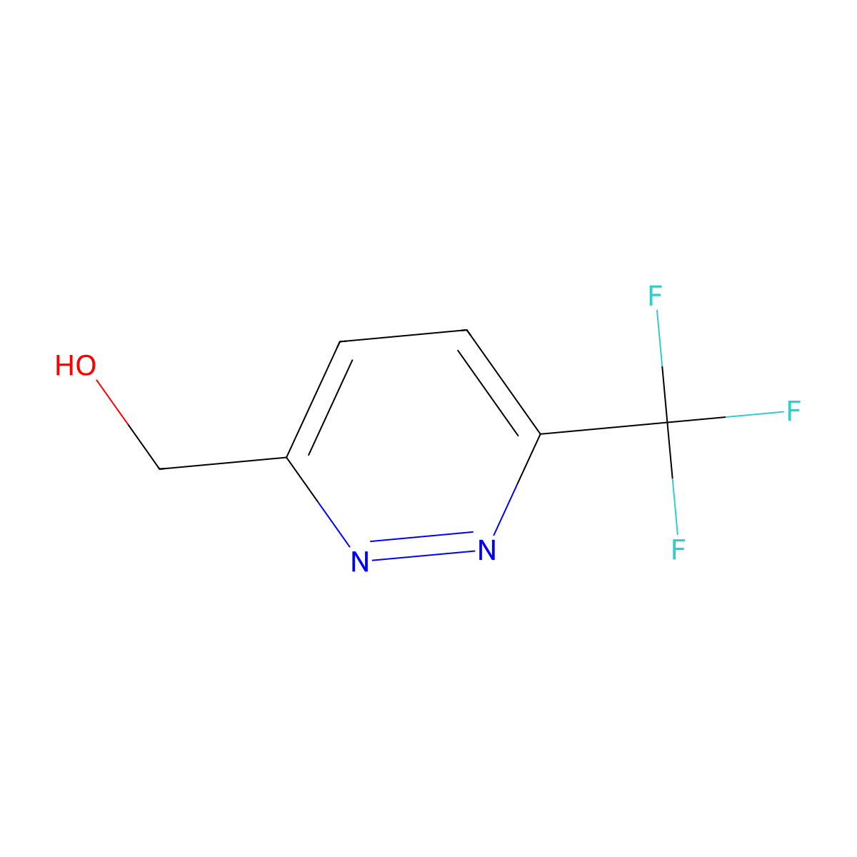 (6-(Trifluoromethyl)pyridazin-3-yl)methanol molecular structure, CAS 2135332-10-2