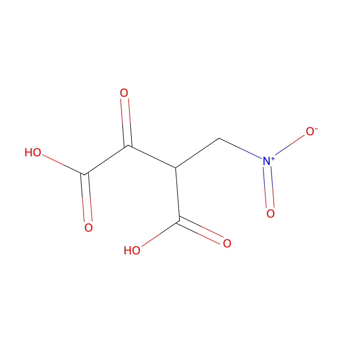 2-(Nitromethyl)-3-oxosuccinic acid molecular structure, CAS 2135332-36-2