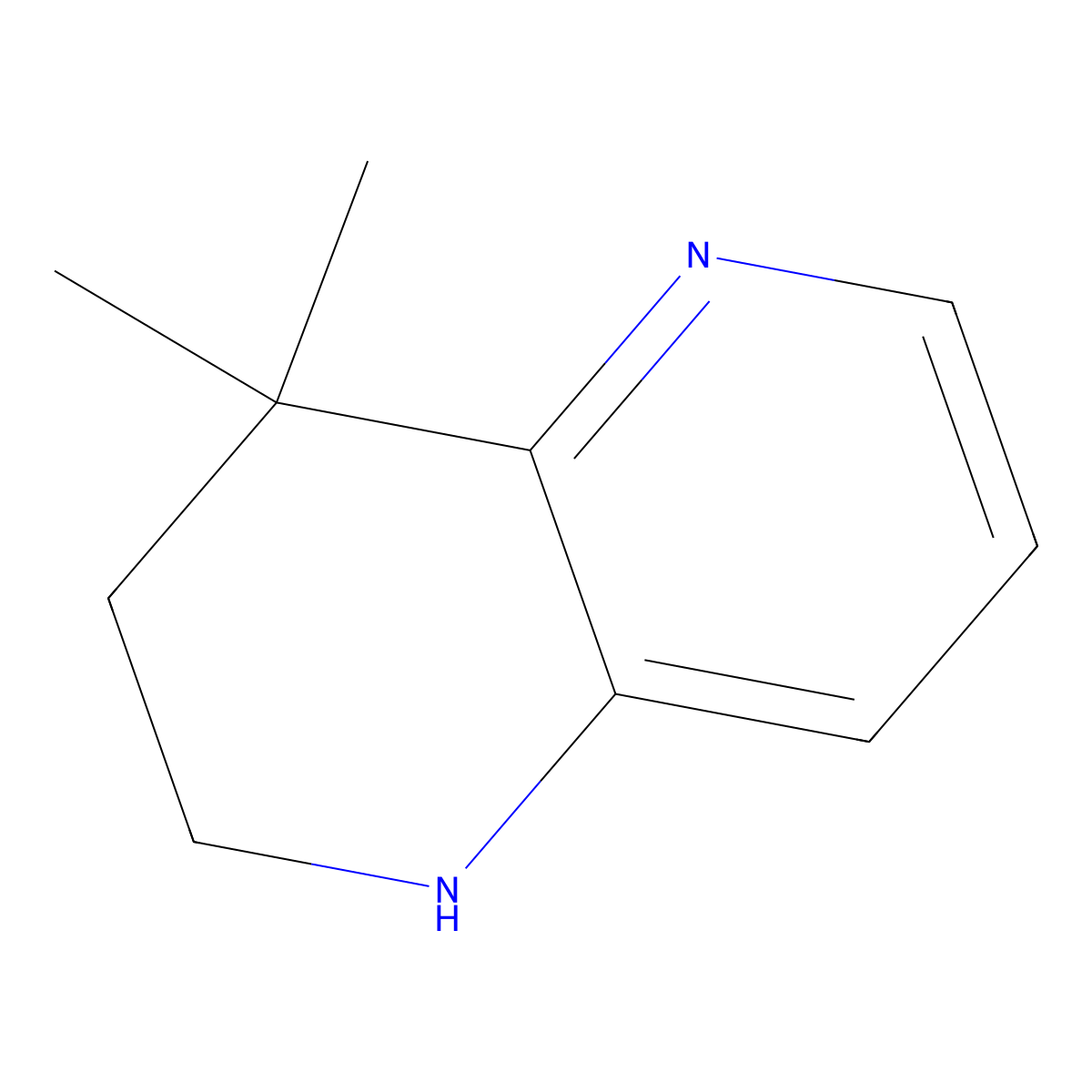 4,4-Dimethyl-1,2,3,4-tetrahydro-1,5-naphthyridine molecular structure, CAS 2135332-90-8