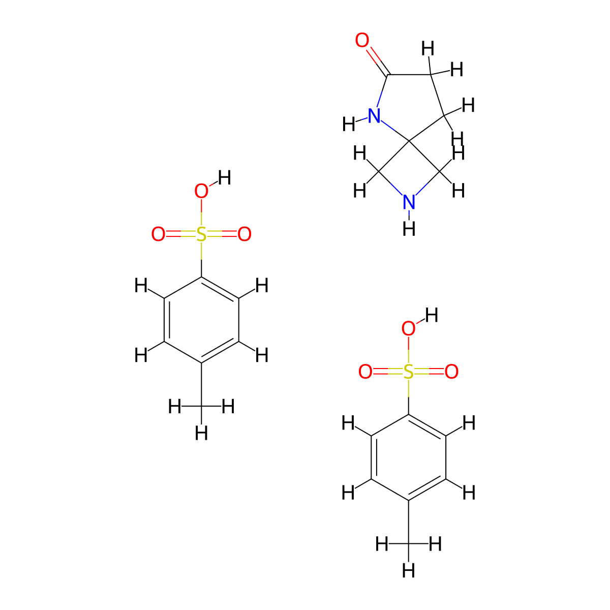 2,5-Diazaspiro[3.4]octan-6-one bis(4-methylbenzenesulfonate) molecular structure, CAS 2135702-41-7