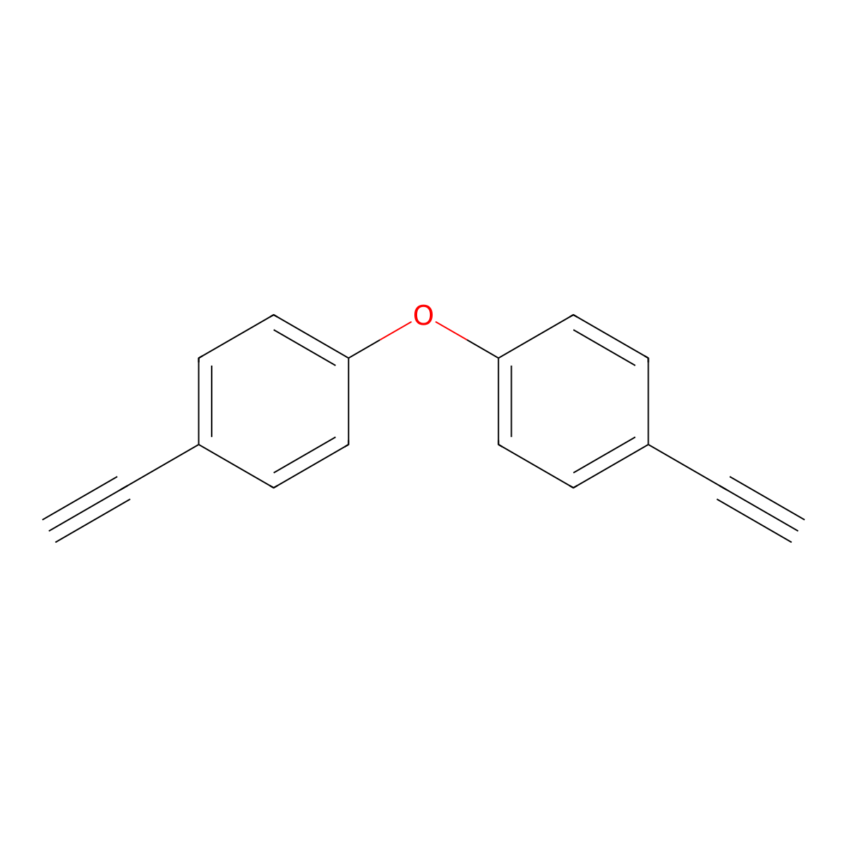 4,4'-Oxybis(ethynylbenzene) molecular structure, CAS 21368-80-9