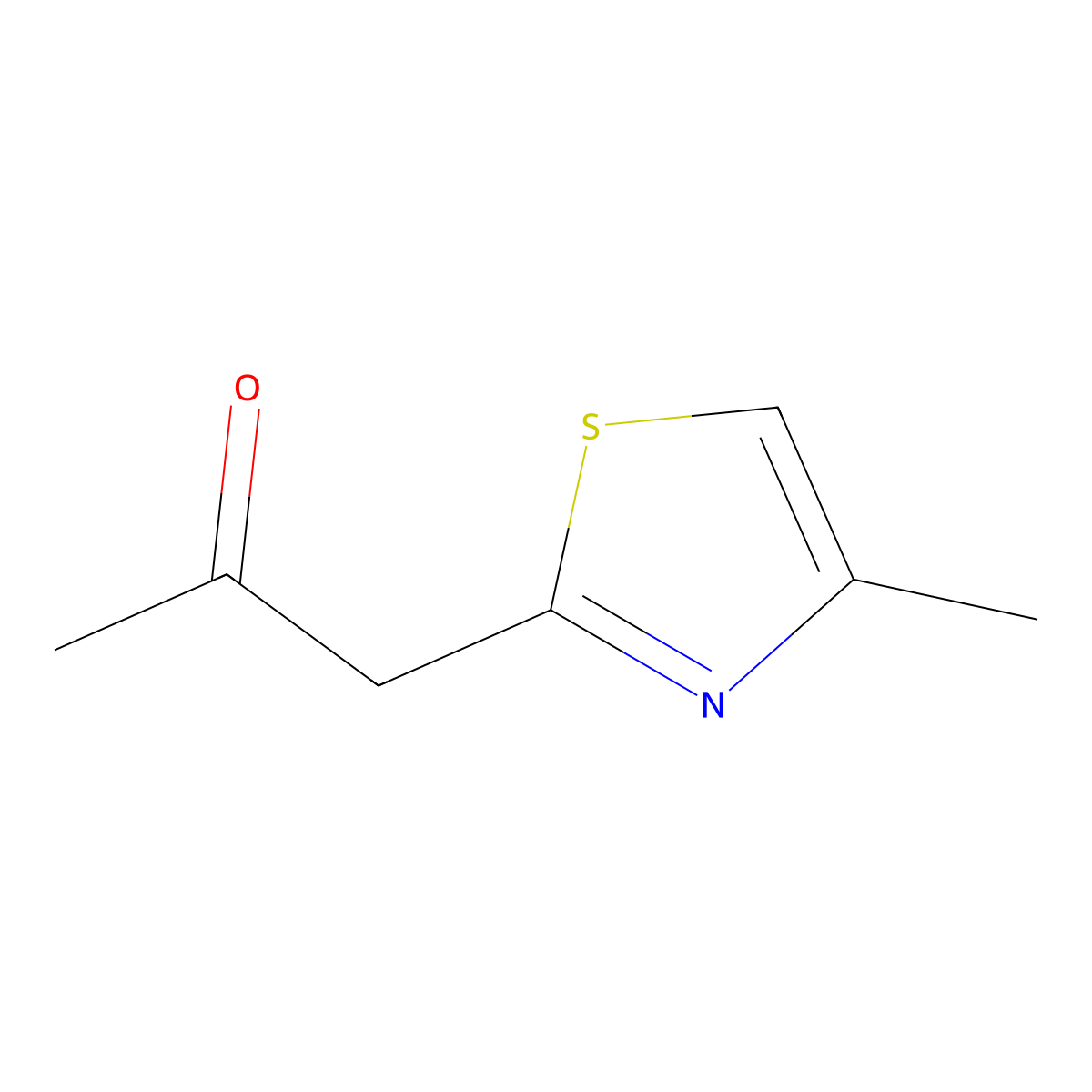 1-(4-Methyl-1,3-thiazol-2-yl)propan-2-one molecular structure, CAS 213682-44-1