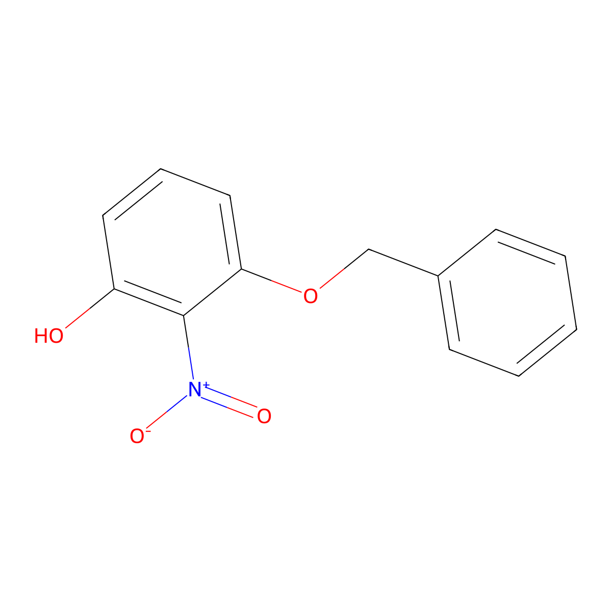 3-(Benzyloxy)-2-nitrophenol molecular structure, CAS 213685-59-7
