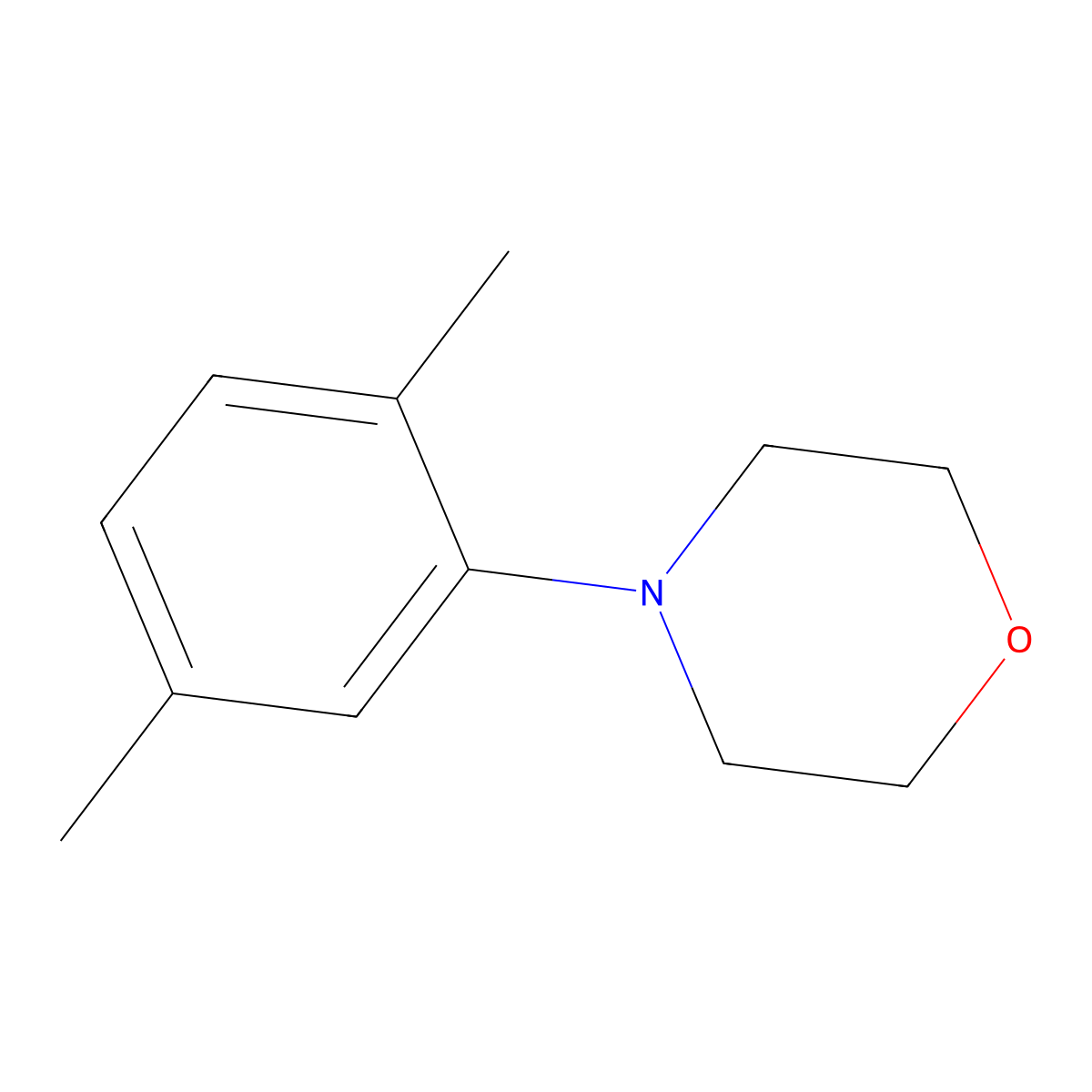 N-(2,5-Dimethylphenyl)morpholine molecular structure, CAS 213697-51-9