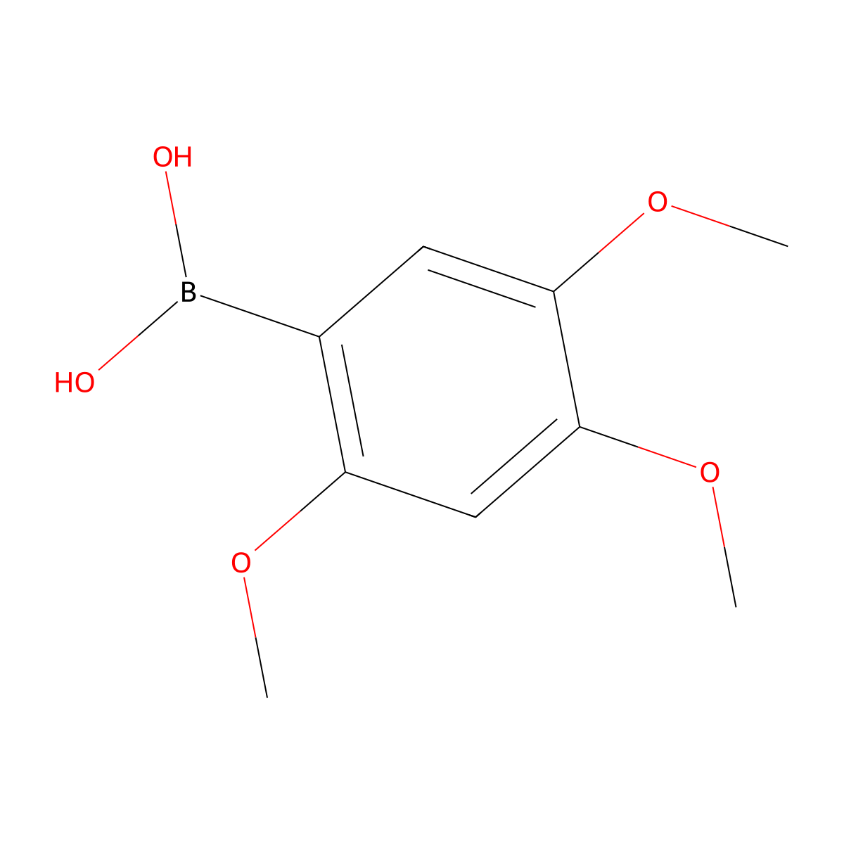 (2,4,5-trimethoxyphenyl)boronic Acid molecular structure, CAS 213698-56-7