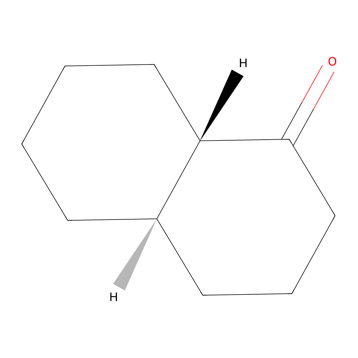 rel-(4aR,8aS)-Octahydro-1(2H)-naphthalenone molecular structure, CAS 21370-71-8