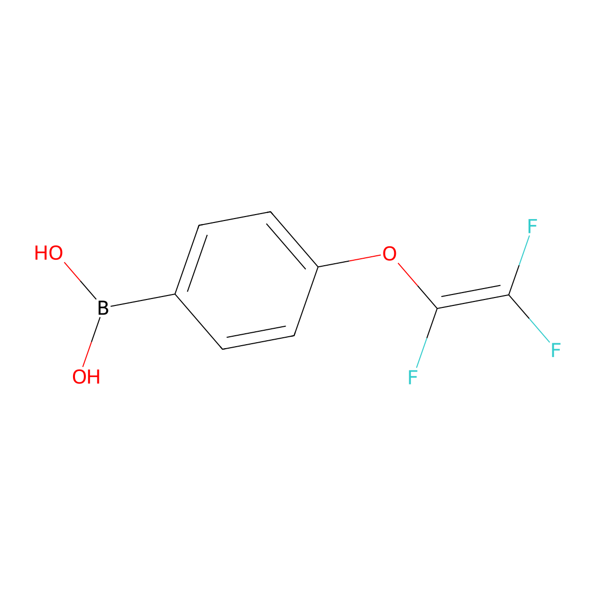 4-(Trifluorovinyloxyphenyl)boronic acid molecular structure, CAS 213701-14-5