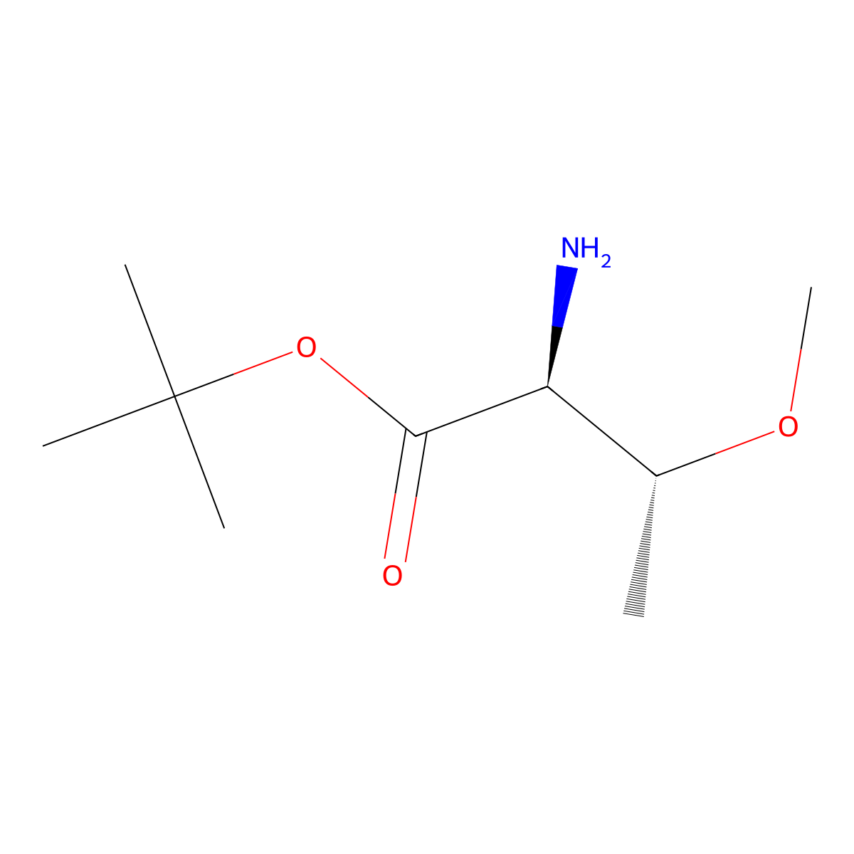 tert-butyl (2S,3R)-2-amino-3-methoxybutanoate molecular structure, CAS 2137072-11-6