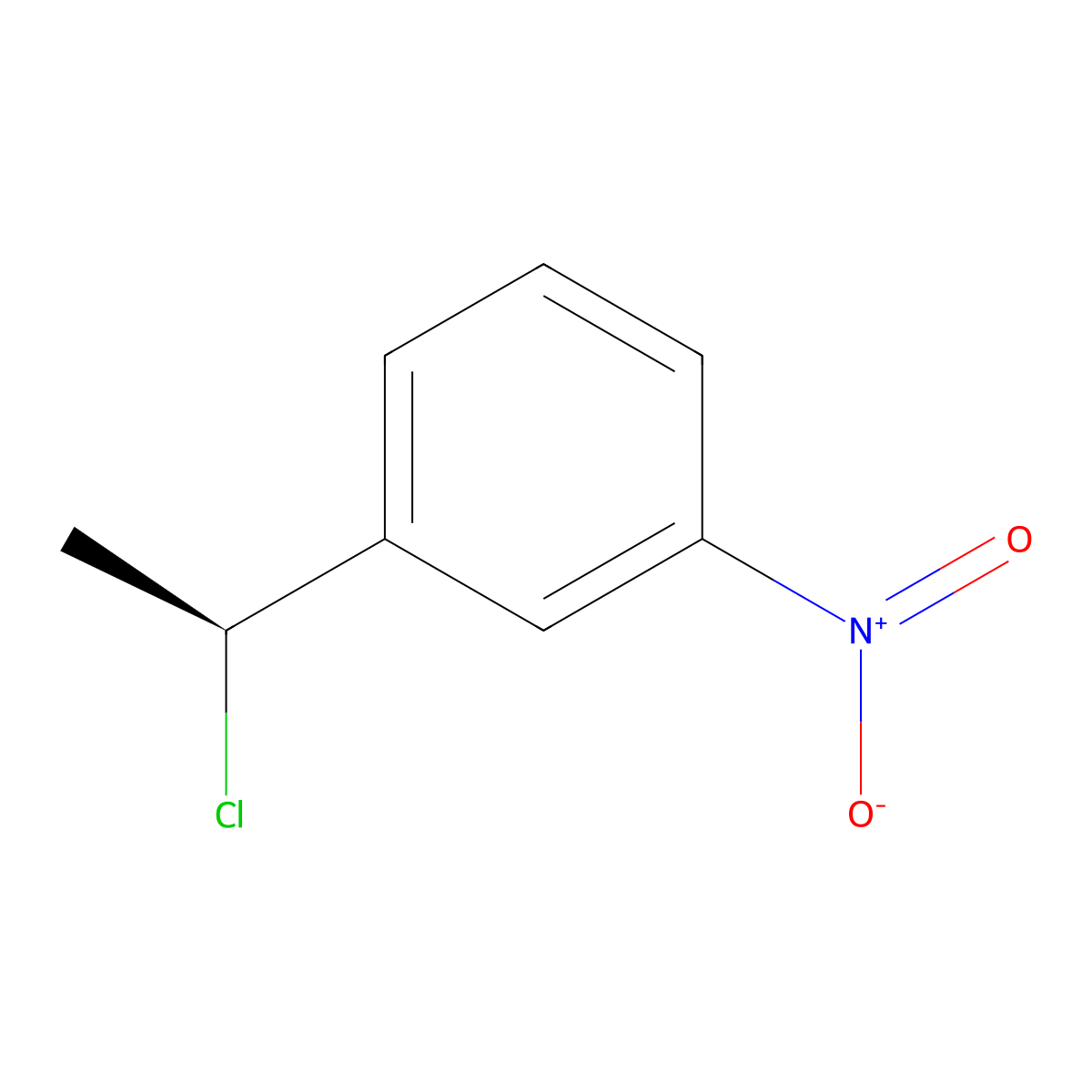 1-[(1S)-1-chloroethyl]-3-nitrobenzene molecular structure, CAS 2137077-91-7