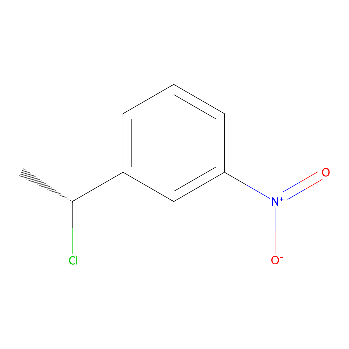 1-[(1R)-1-chloroethyl]-3-nitrobenzene molecular structure, CAS 2137086-61-2