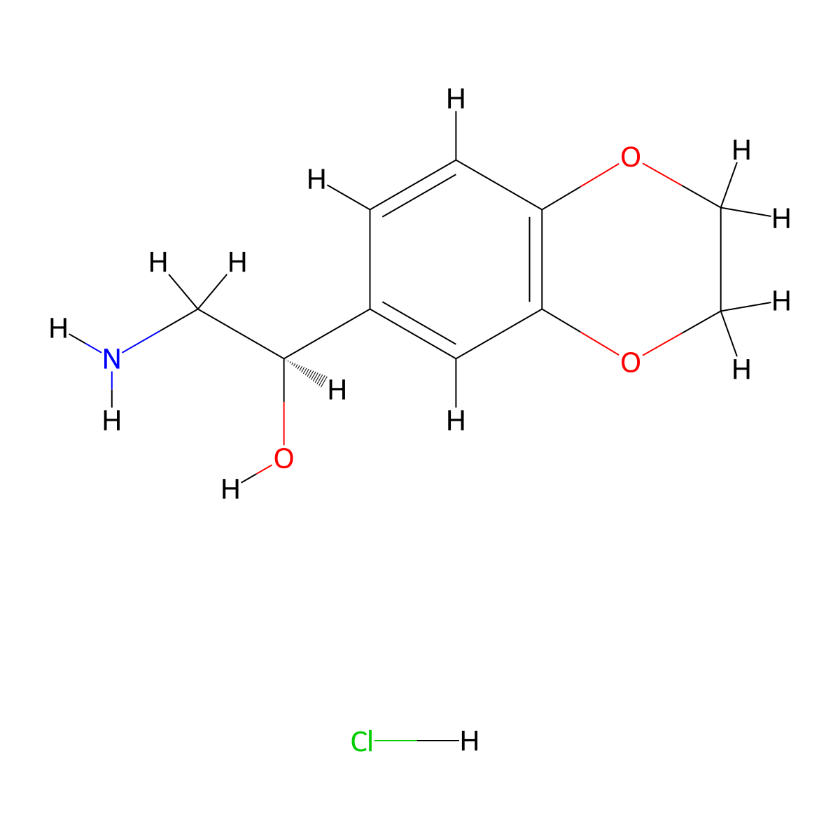 (1R)-2-amino-1-(2,3-dihydro-1,4-benzodioxin-6-yl)ethan-1-ol hydrochloride molecular structure, CAS 2137143-61-2