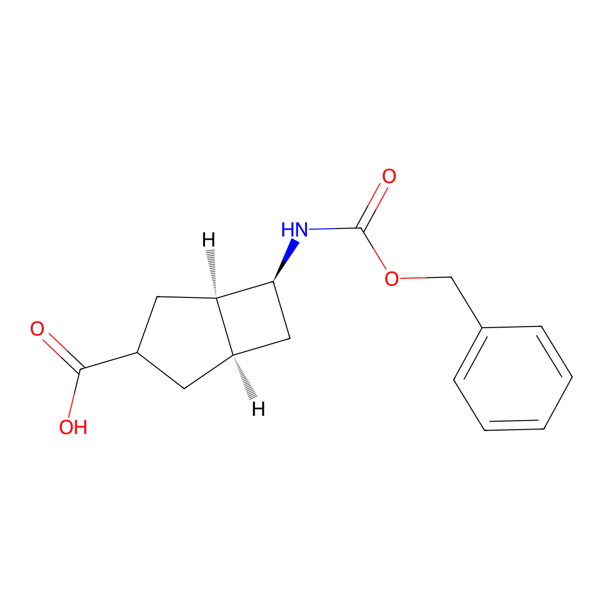 rac-(1R,5R,6S)-6-{[(benzyloxy)carbonyl]amino}bicyclo[3.2.0]heptane-3-carboxylic acid molecular structure, CAS 2137433-56-6