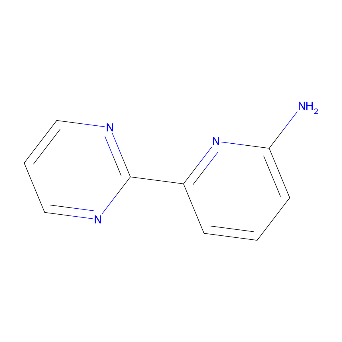 6-(Pyrimidin-2-yl)pyridin-2-amine molecular structure, CAS 2137536-13-9