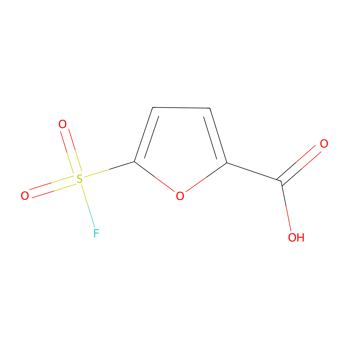 5-(Fluorosulfonyl)furan-2-carboxylic acid molecular structure, CAS 2137548-37-7