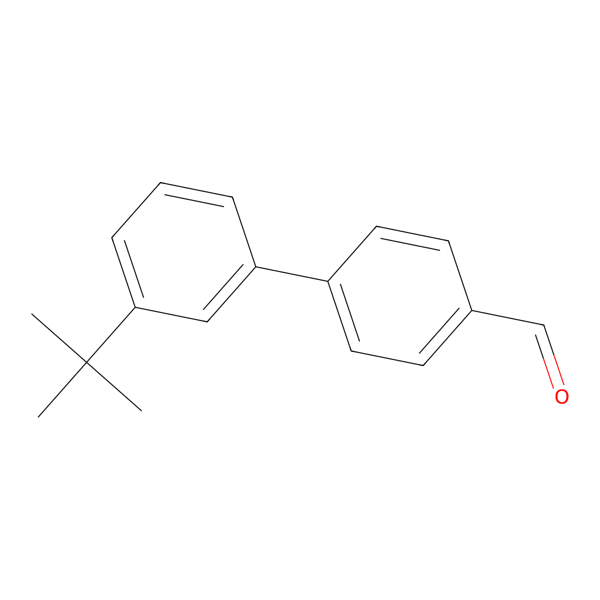 4-(3-Tert-butylphenyl)benzaldehyde molecular structure, CAS 2137565-29-6
