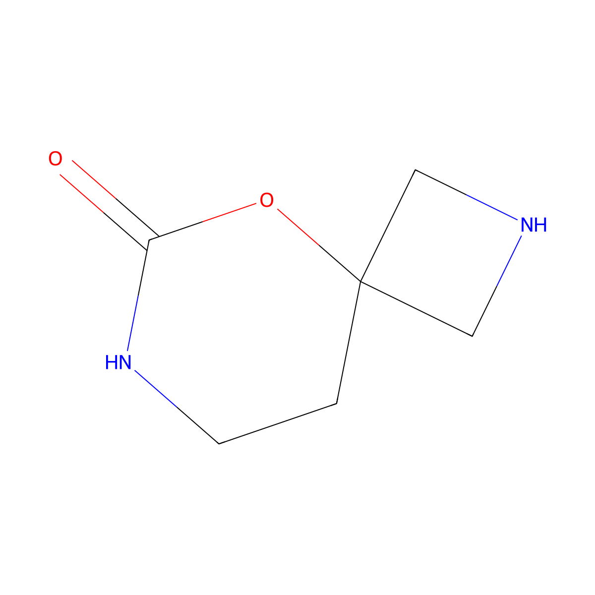 5-Oxa-2,7-diazaspiro[3.5]nonan-6-one molecular structure, CAS 2137567-26-9