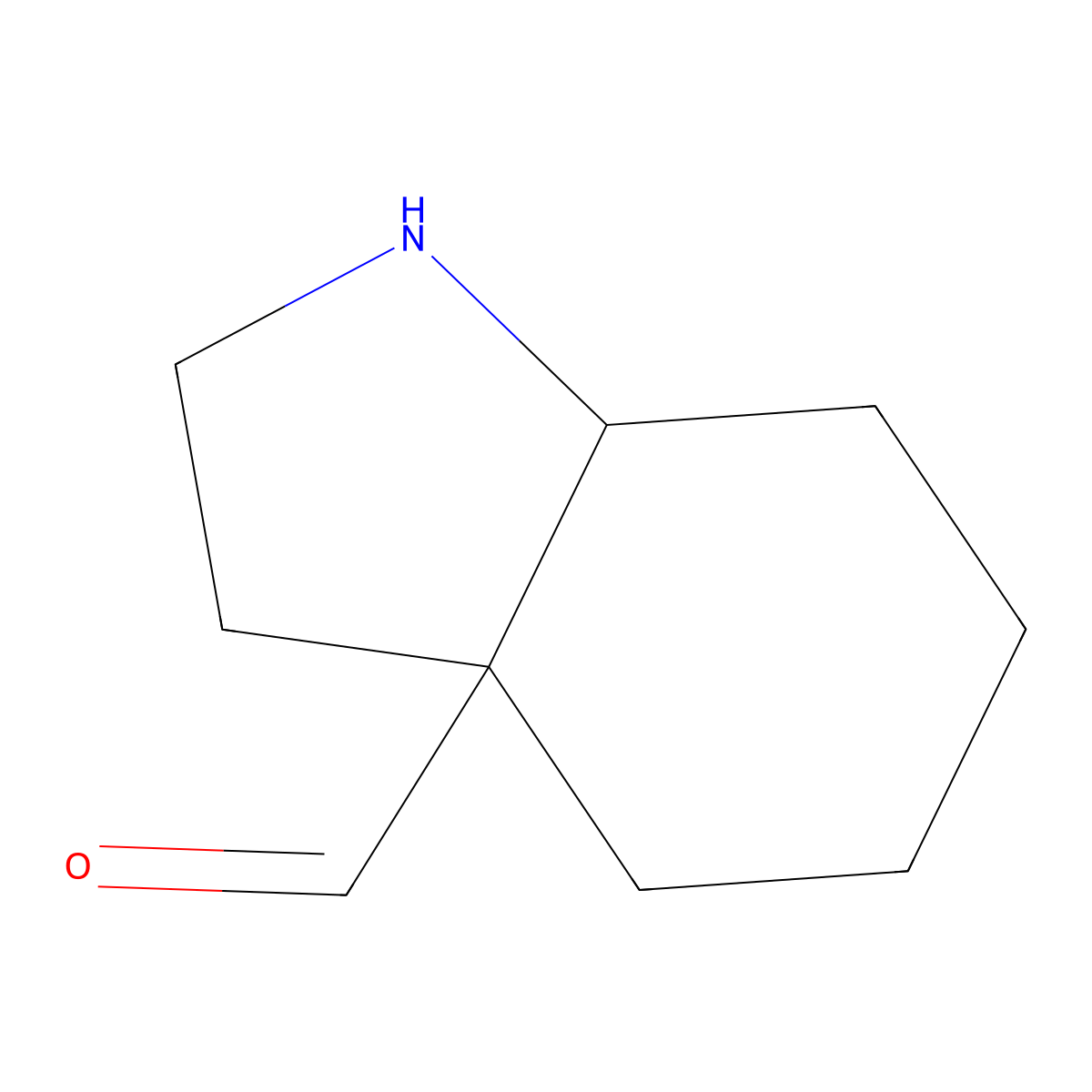 Octahydro-1h-indole-3a-carbaldehyde molecular structure, CAS 2137568-20-6