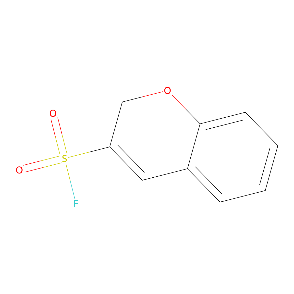2H-Chromene-3-sulfonyl fluoride molecular structure, CAS 2137568-29-5