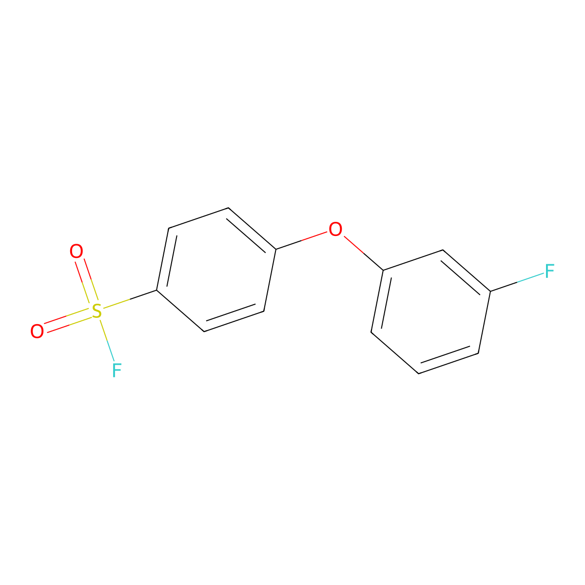 4-(3-Fluorophenoxy)benzene-1-sulfonyl fluoride molecular structure, CAS 2137573-82-9