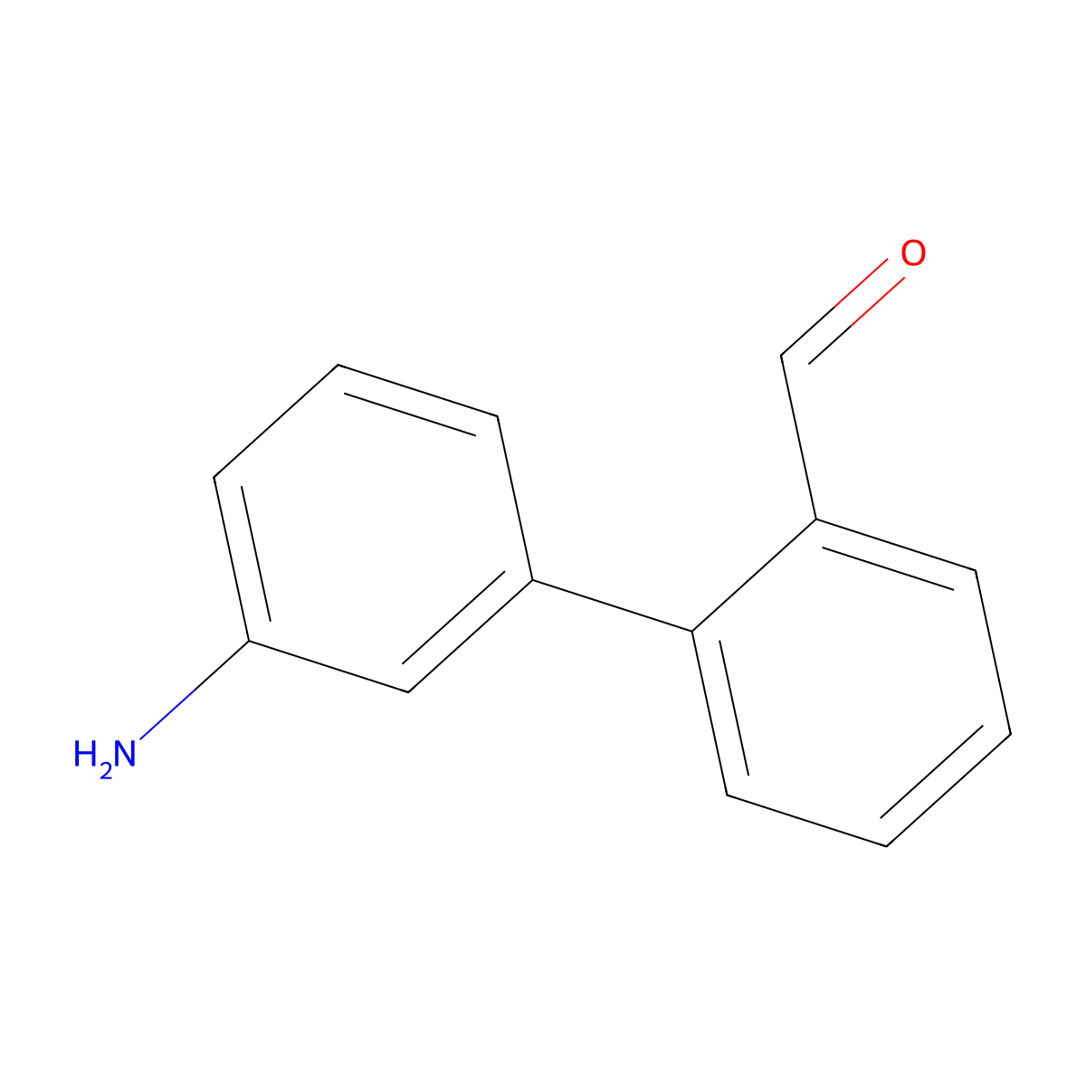 2-(3-Aminophenyl)benzaldehyde molecular structure, CAS 2137574-04-8