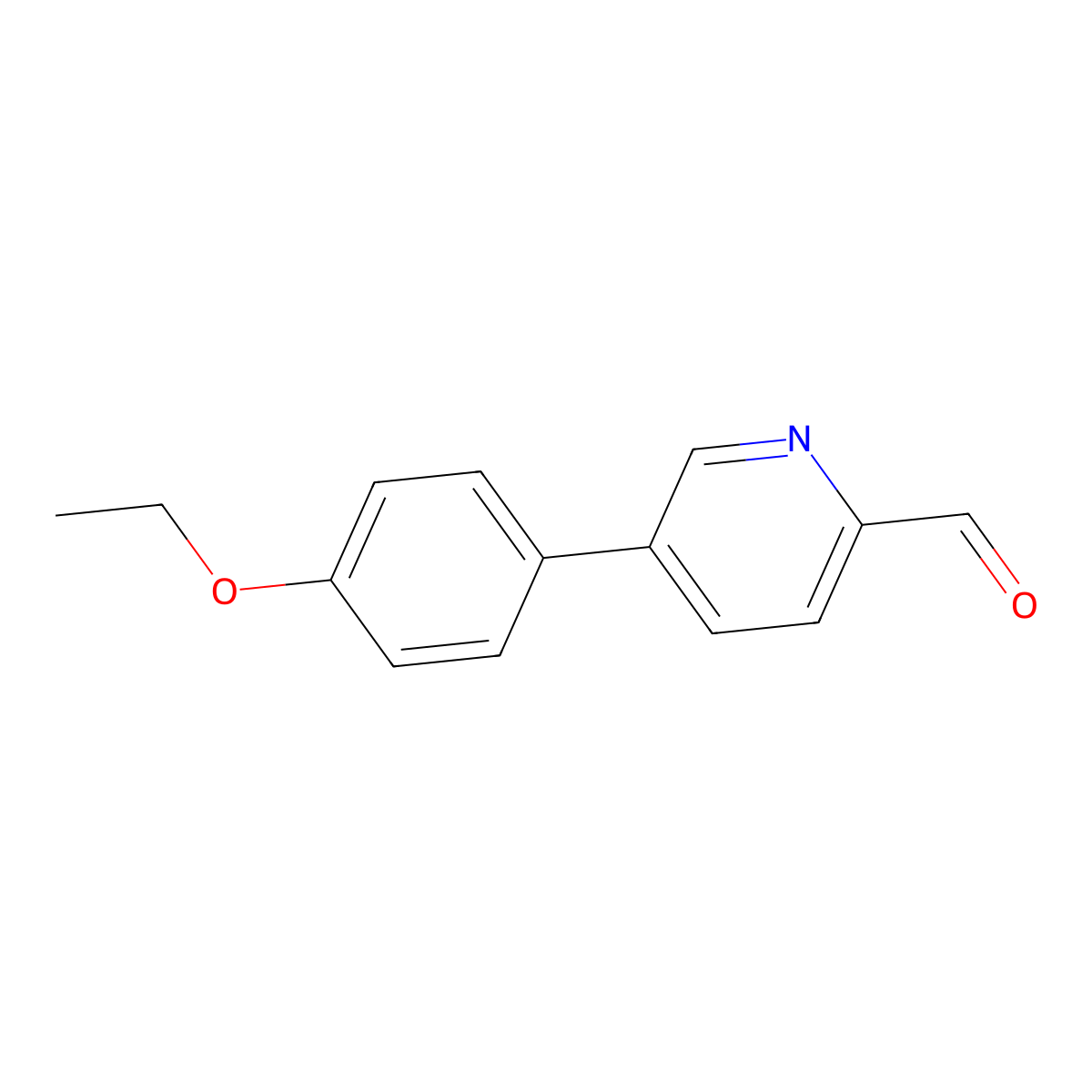 5-(4-Ethoxyphenyl)pyridine-2-carbaldehyde molecular structure, CAS 2137575-05-2