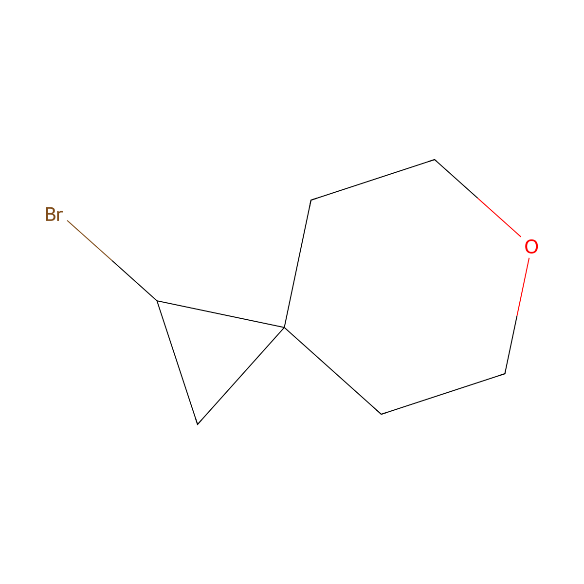 1-Bromo-6-oxaspiro(2.5)octane molecular structure, CAS 2137575-50-7