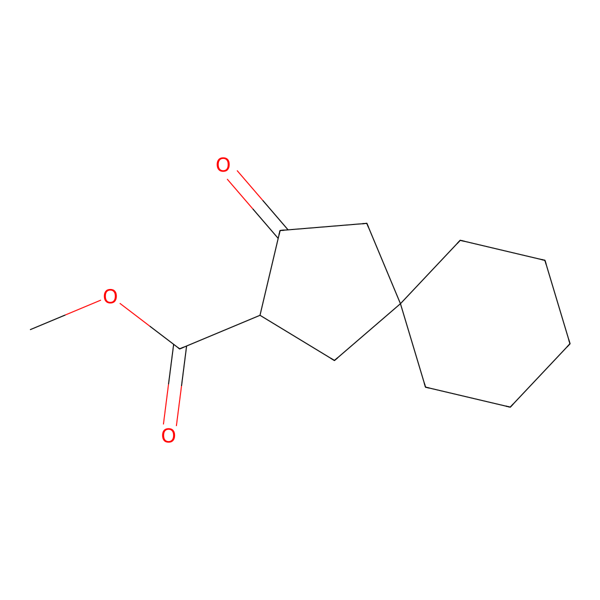 Methyl3-oxospiro[4.5]decane-2-carboxylate molecular structure, CAS 2137578-15-3