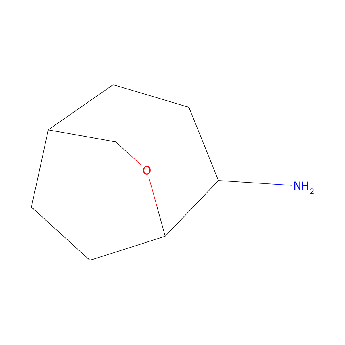6-Oxabicyclo[3.2.2]nonan-4-amine molecular structure, CAS 2137578-62-0