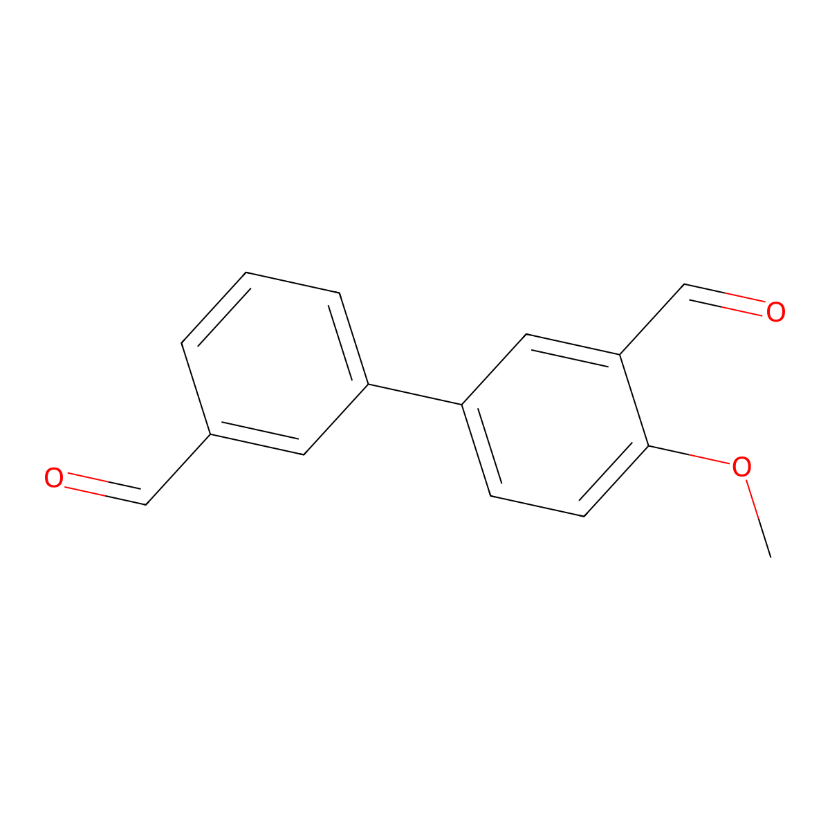 5-(3-Formylphenyl)-2-methoxybenzaldehyde molecular structure, CAS 2137579-88-3