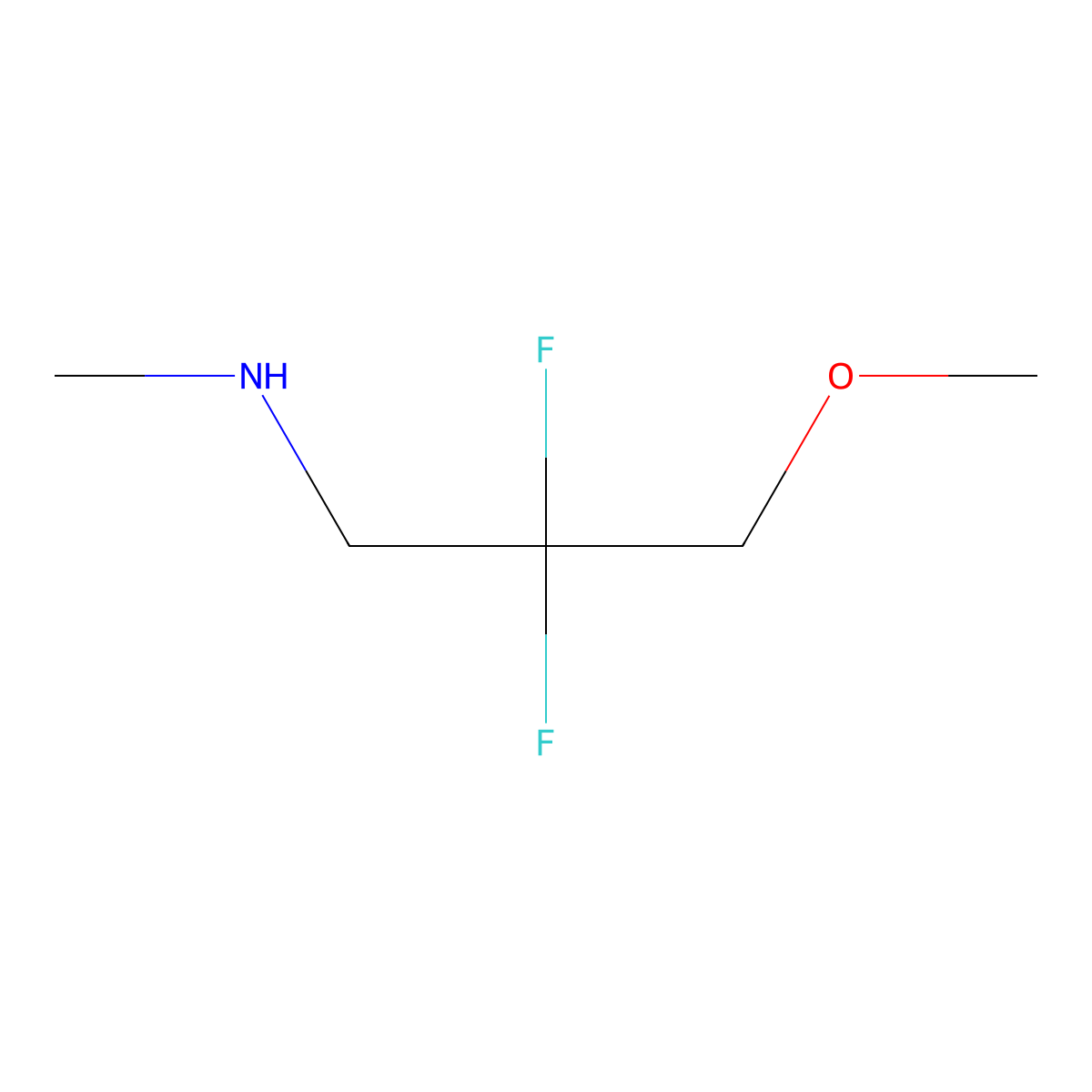 (2,2-Difluoro-3-methoxypropyl)(methyl)amine molecular structure, CAS 2137584-35-9